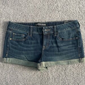 Express Blue Jean Shorts